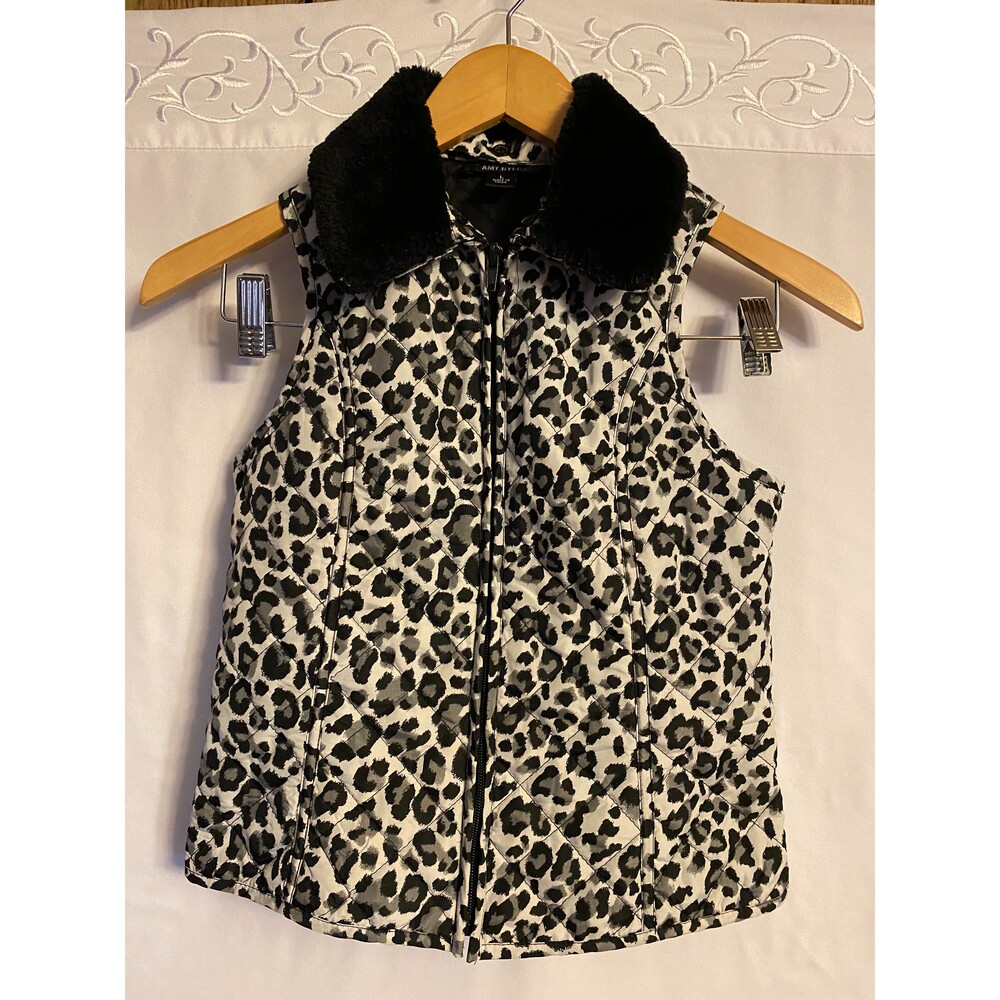 Amy Byer Collared Vest Size Large Girls Full Zip
